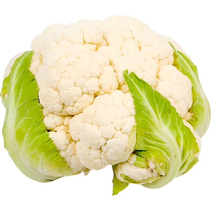 Изображение товара Цветная капуста 1 шт свежая российская экологичная упаковка