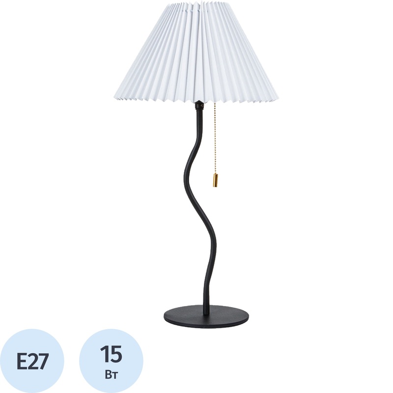 Изображение товара Светильник настольный Arte Lamp A5069LT-1BK чёрный Изображение товара Светильник настольный Arte Lamp A5069LT-1BK чёрный