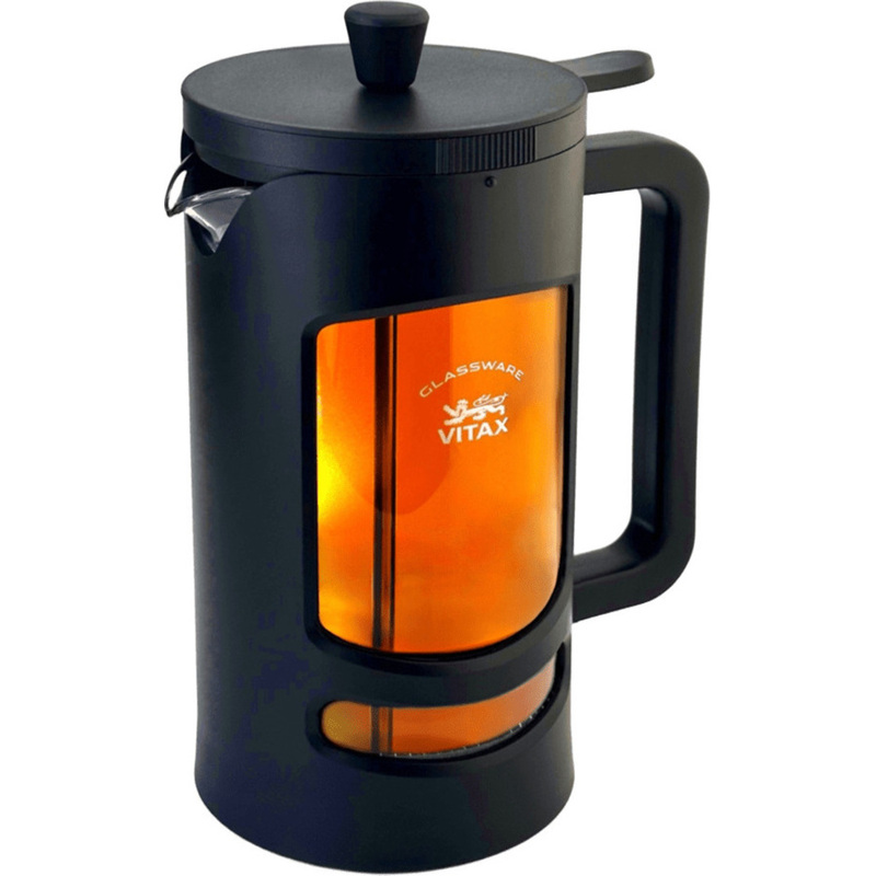 Изображение товара Френч-пресс Vitax New Midlands 1000 мл герметичный стеклянный с клапаном