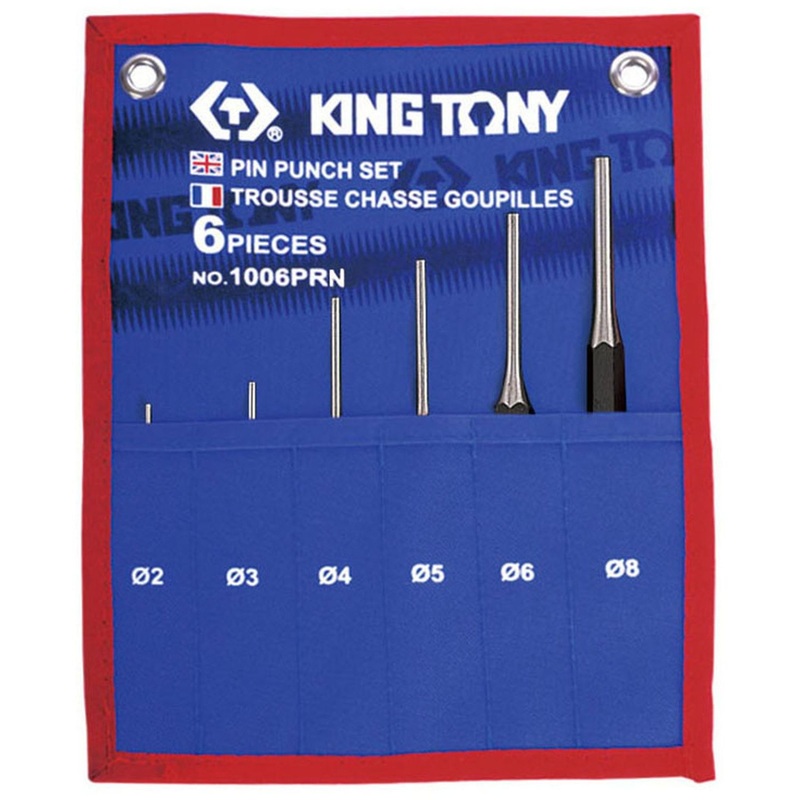 Изображение товара Набор выколоток King Tony 1006PRN 6 предметов для слесарных работ