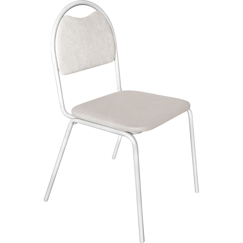 Изображение товара Медицинский офисный стул М11 белый из искусственной кожи