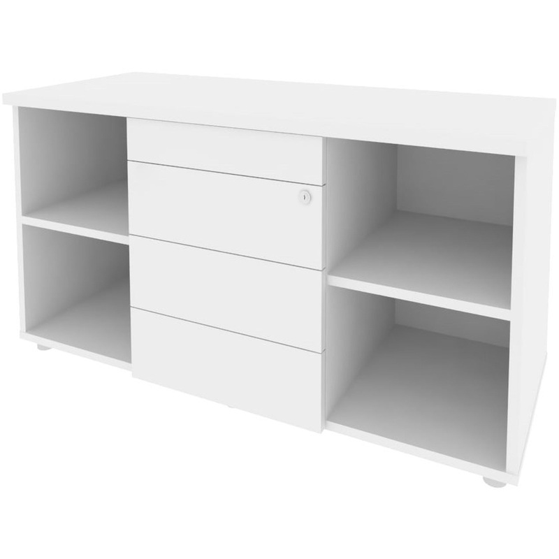 Изображение товара Сервисная тумба Onix Direct O.TS-11 TIP белый бриллиант с 4 ящиками