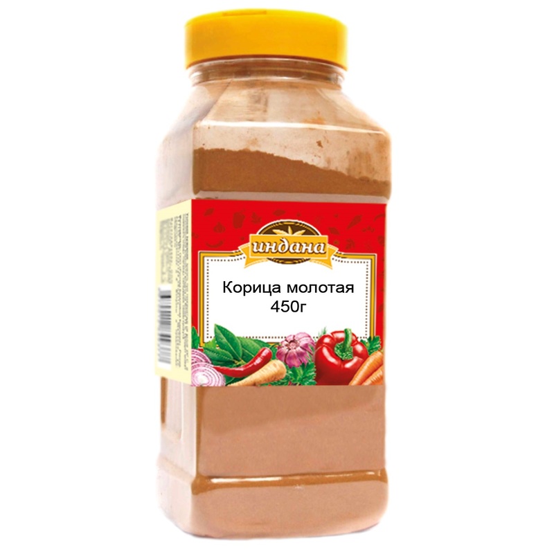 Изображение товара Корица молотая Индана 450 г - натуральная специя для выпечки и десертов