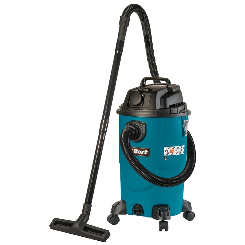 Изображение товара Промышленных строительный пылесос Bort BSS-1430-P 30л 1400Вт с розеткой