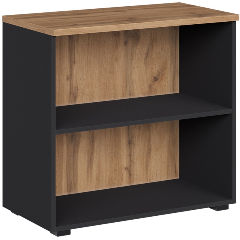 Изображение товара Стеллаж для документов Easy K-Loft дуб натуральный/графит 786х420х738 мм