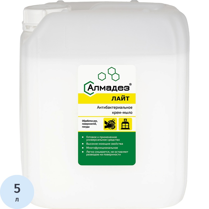 Изображение товара Антибактериальное жидкое мыло Алмадез-Лайт 5 л