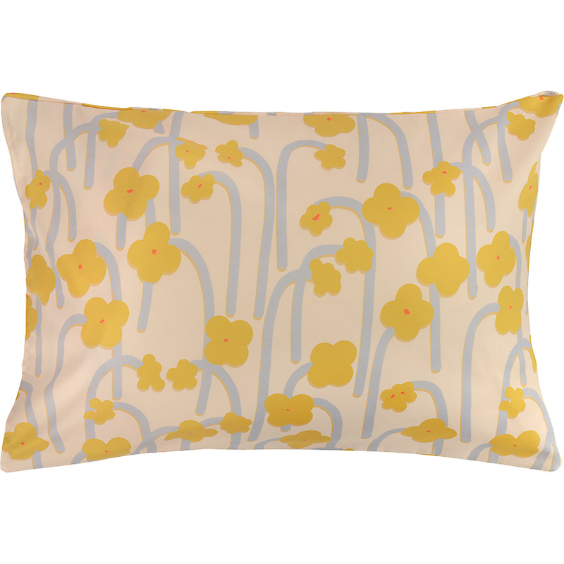 Изображение товара Наволочка Tkano Scandinavian touch 50x70 см хлопок 210 г/кв.м жёлтый 2 шт