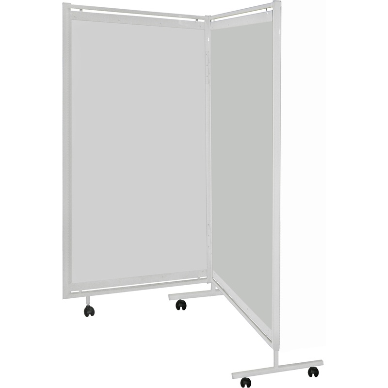 Изображение товара Ширма медицинская М171-01/2 белая (пластик)