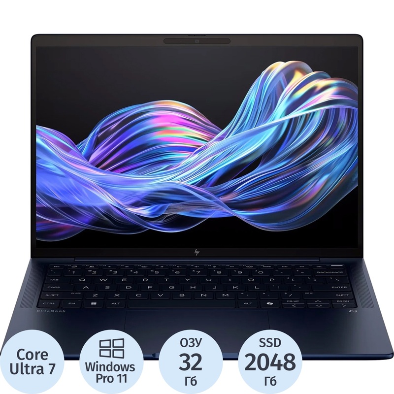 Изображение товара Ноутбук HP EliteBook X G1i 14" синий Intel Core Ultra 7 258V/32 ГБ/SSD 2048 ГБ (CW0S4AT) Изображение товара Ноутбук HP EliteBook X G1i 14" синий Intel Core Ultra 7 258V/32 ГБ/SSD 2048 ГБ (CW0S4AT)