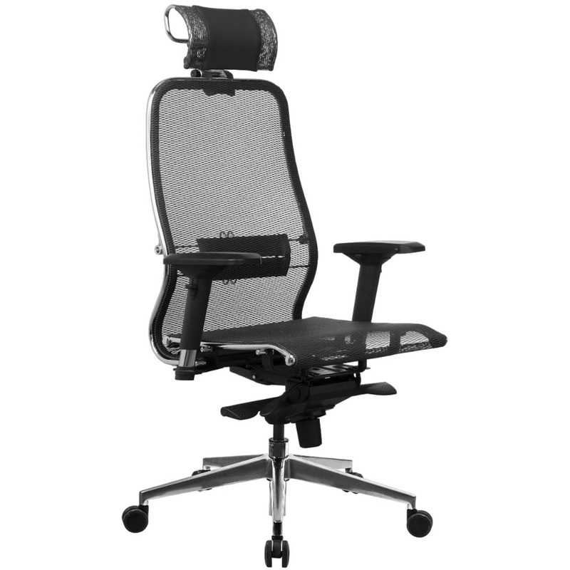 Изображение товара Кресло для руководителя Метта Samurai S-3.041 черное (сетка, металл)