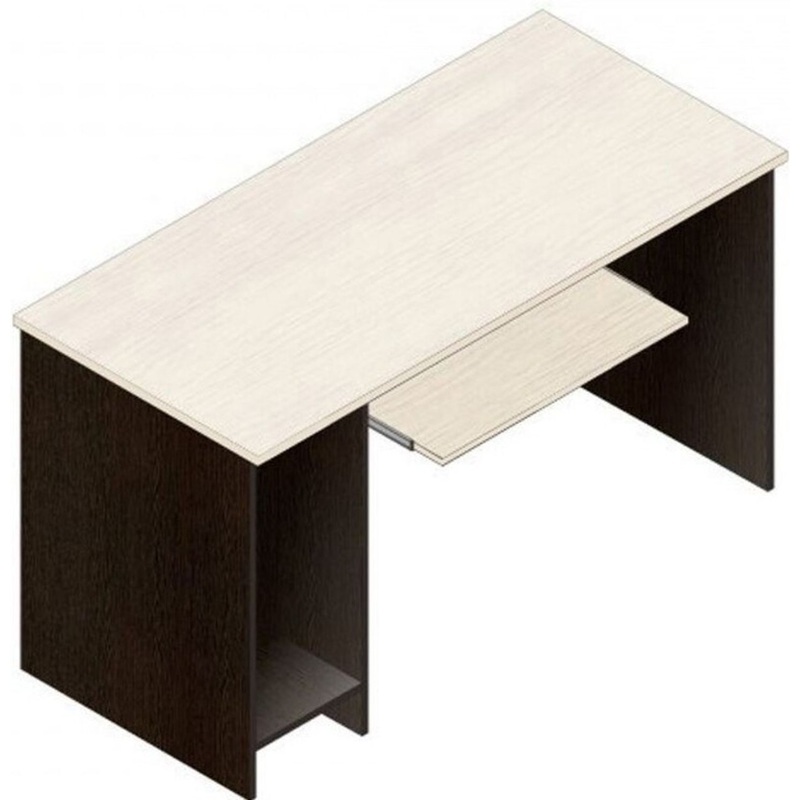 Изображение товара Стол прямой Референт Р.СК-14 (дуб/венге, 1390х680х750 мм)