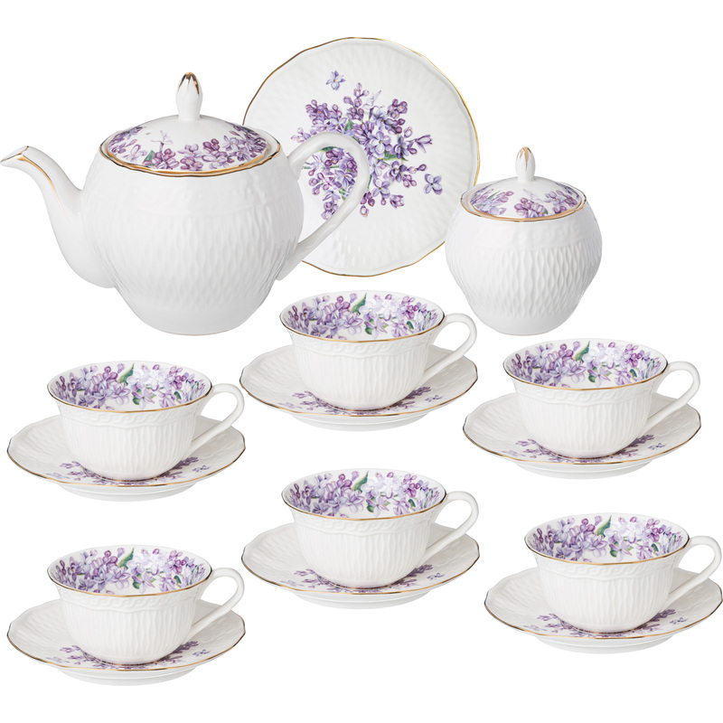 Изображение товара Сервиз чайный Lefard Lilac на 6 персон фарфор (14 предметов) Изображение товара Сервиз чайный Lefard Lilac на 6 персон фарфор (14 предметов)