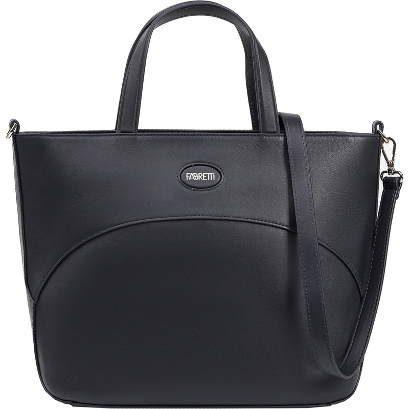 Изображение товара Женская повседневная сумка Fabretti темно-синяя с ремнем и карманами