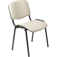 Стул офисный Easy Chair ИЗО/ISO бежевый искусственная кожа металл чёрный   (1647585)
