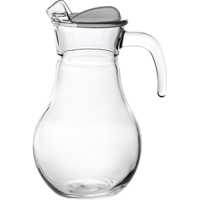 Изображение товара Кувшин Pasabahce Бистро 1000 мл комплект 6 шт стекло прозрачная крышка для напитков
