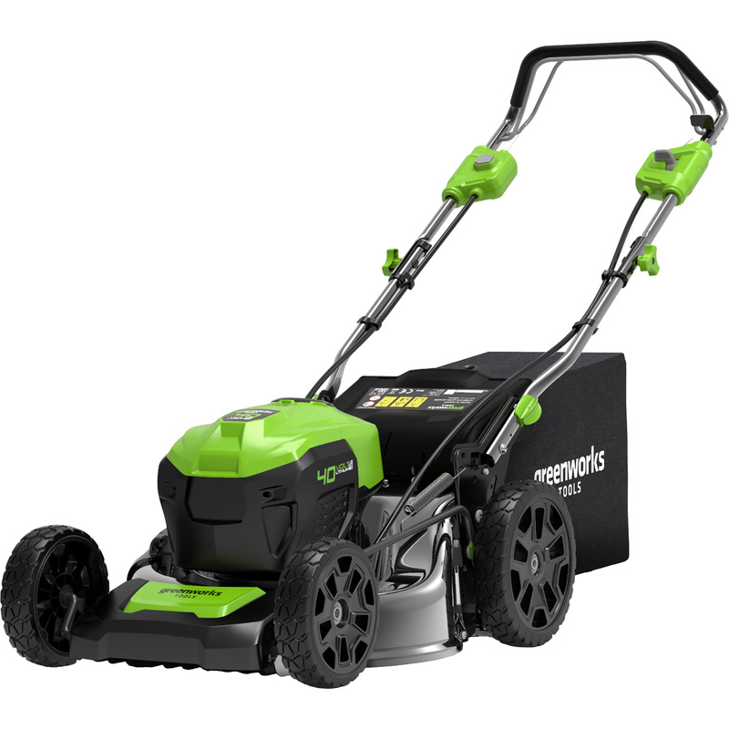 Изображение товара Аккумуляторная газонокосилка Greenworks 2506807 с мульчированием и 46 см шириной