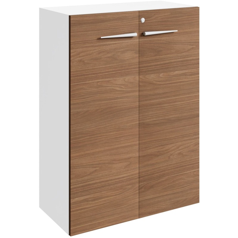 Изображение товара Шкаф для документов Linkor Easy to lead 147H102 орех линкольн белый 800х398х1115 мм