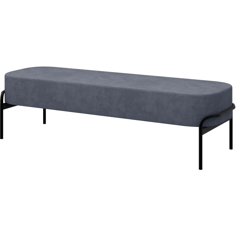 Изображение товара Модуль дивана прямой Клауд БМ13-03 трехместный серый (ткань)