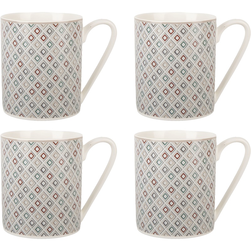 Изображение товара Кружка Nouvelle Home Norwich фарфоровая 370 мл (4 штуки в упаковке)