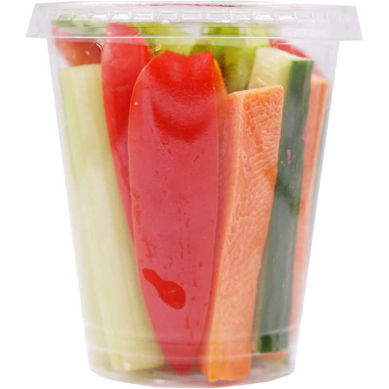 Изображение товара Овощной набор Fresco нарезка морковь-огурец-сельдерей-перец 0.2 кг