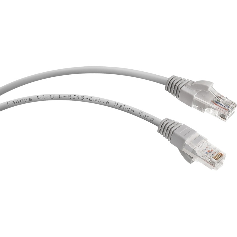Изображение товара Патч-корд витая пара Cabeus PC-UTP-RJ45-Cat.6-5m-LSZH cat 6 5 м