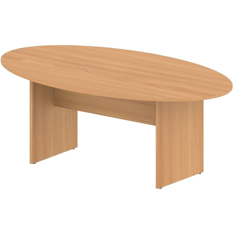 Изображение товара Стол для переговоров Комус Мебель Easy One из ЛДСП 2000x1200 мм цвет груша ароза