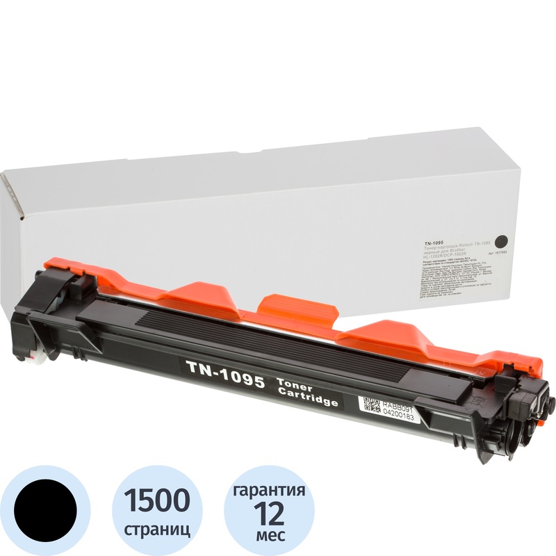 Изображение товара Картридж лазерный Retech TN-1095 для Brother черный совместимый
