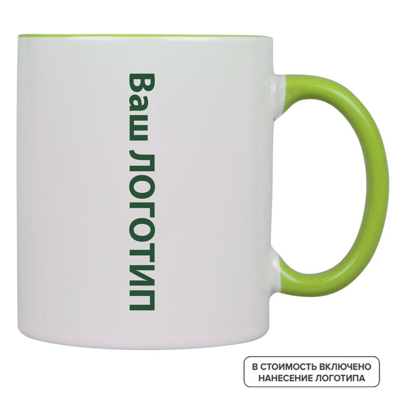 Изображение товара Кружка Sublime Color керамическая 320 мл с индивидуальной цветной печатью (870523, 108 штук в упаковке)