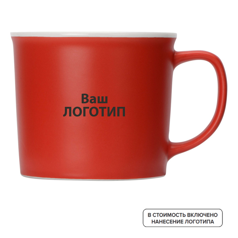Изображение товара Фарфоровая кружка Nancy 360 мл с возможностью брендирования, Китая