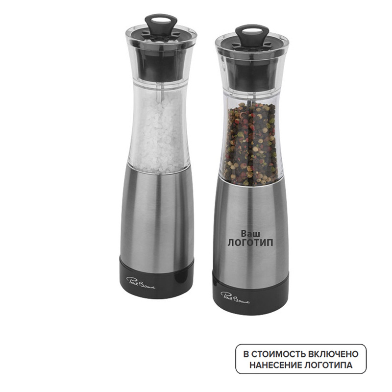 Изображение товара Подарочный набор мельниц Duo с гравировкой в упаковке Paul Bocuse