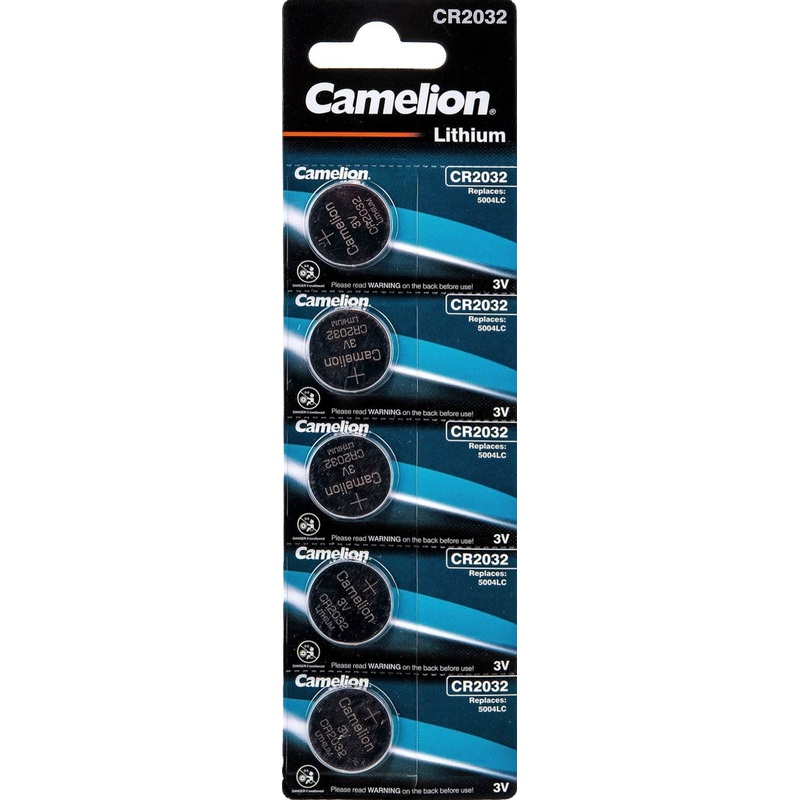 Изображение товара Батарейки Camelion CR2032-BP5B (5 штук) 3V литиевые