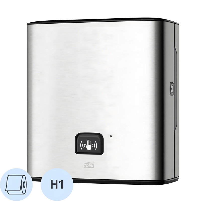 Изображение товара Диспенсер для полотенец рулонных Торк (Tork) Matic Elevation H1 серебристый (460001)