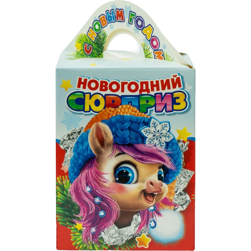 Изображение товара Новогодний сладкий подарок Moroz.ru Киндер-куб 300 г