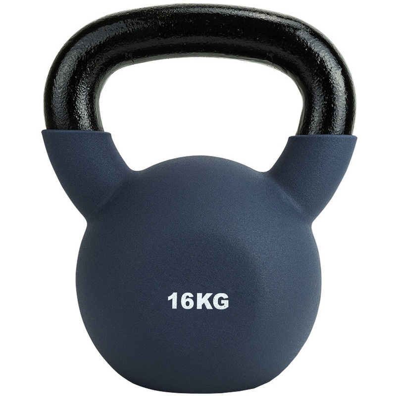 Изображение товара Гиря чугунная Torres PL552216 16 кг с неопреновым покрытием