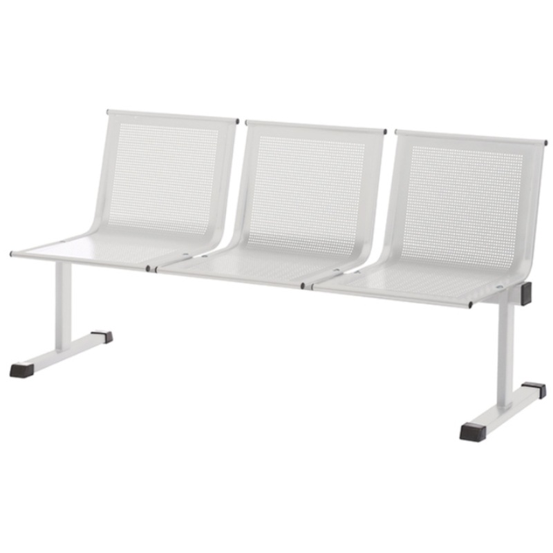 Изображение товара Многоместная секция Стайл СМ 88/2-03 алюминий муар металл для общественных пространств