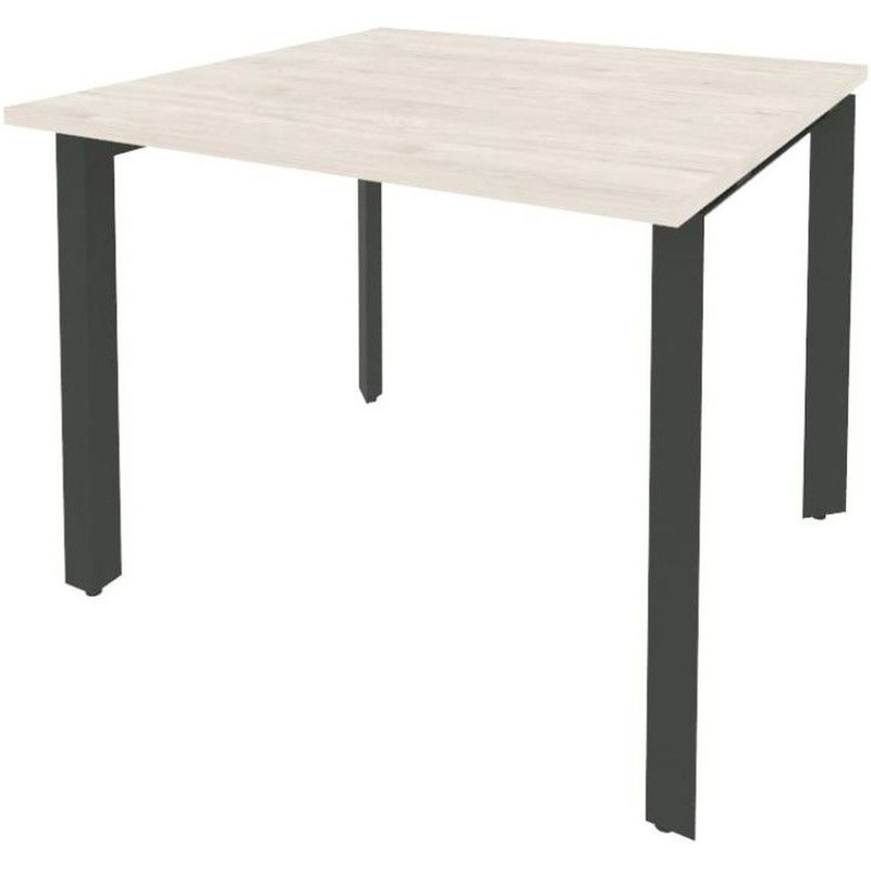 Изображение товара Стол для переговоров Onix-П O.MP-PRG-1.1 (денвер светлый/антрацит, 980х980х750 мм)