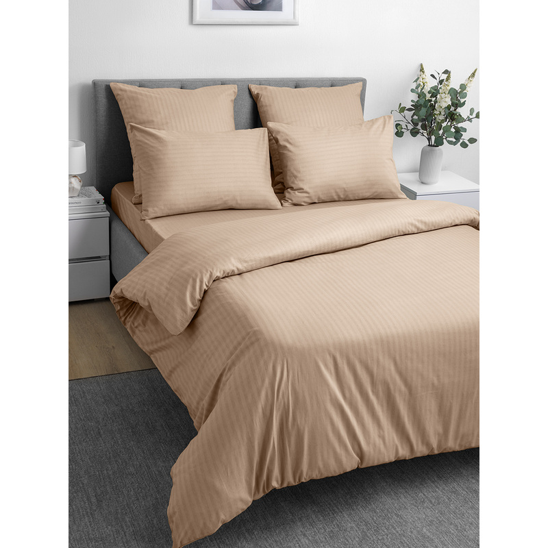 Изображение товара Комплект постельного белья Волшебная ночь Caramel mousse 1.5-спальное поплин Россия