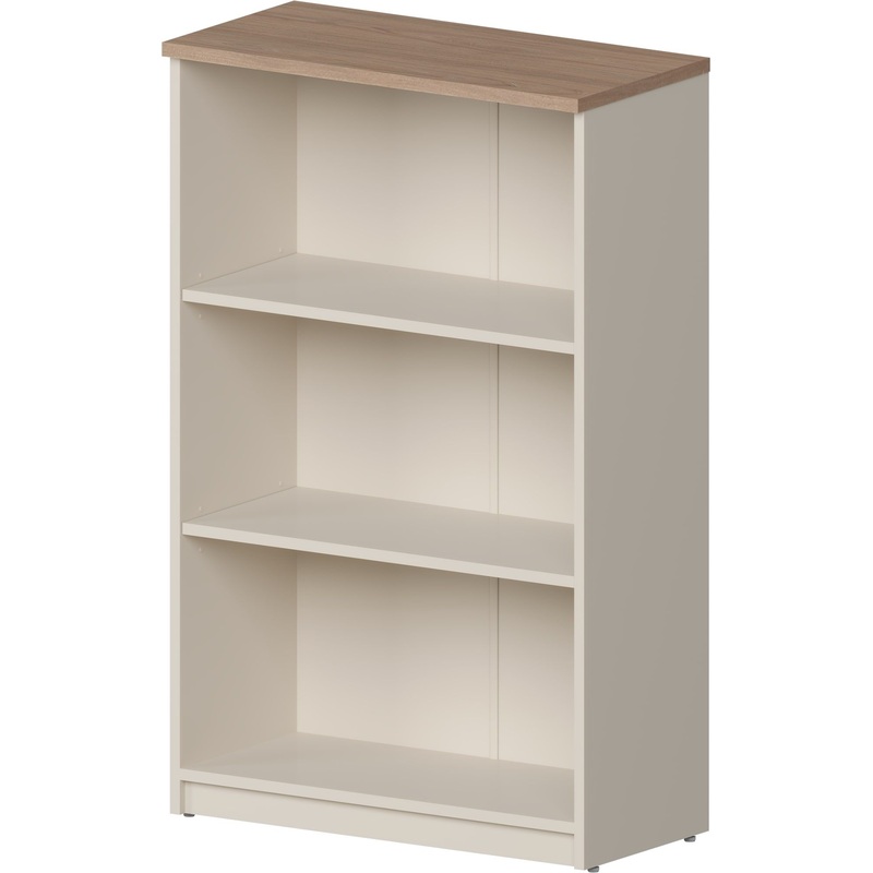 Изображение товара Стеллаж для документов Easy Комус Мебель в цвете вяз швейцарский/кашемир 1229 х 768 х 370 мм