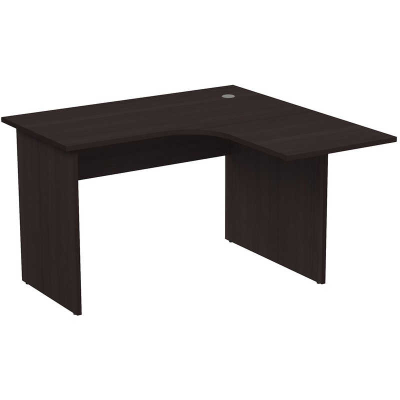 Изображение товара Криволинейный письменный стол из ЛДСП 2С.029 правый Венге размеры 1200х1200х750 мм