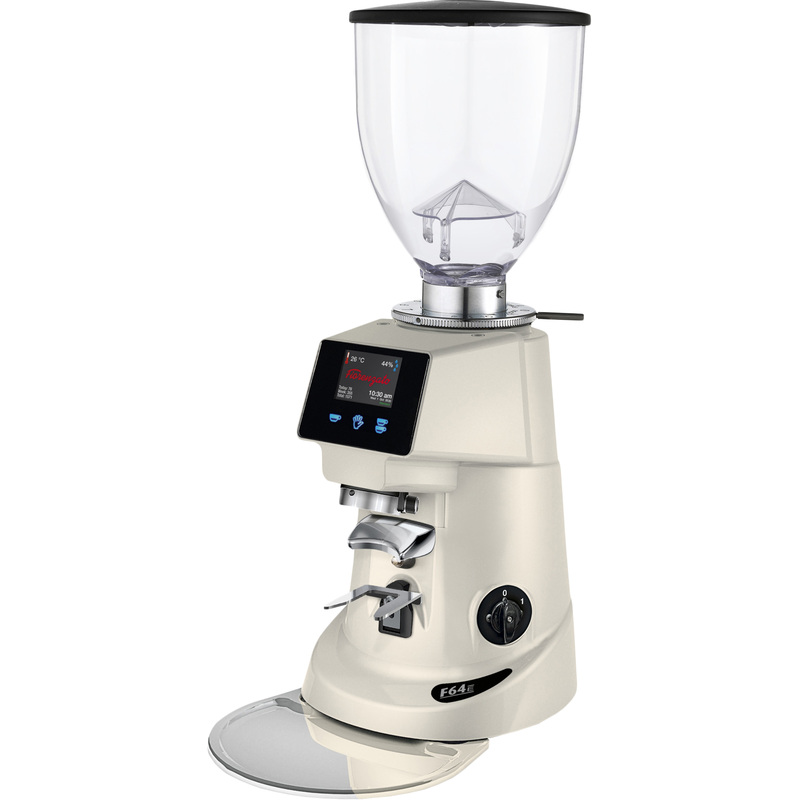 Изображение товара Кофемолка Fiorenzato F 64 E бежевая с сенсорным дисплеем