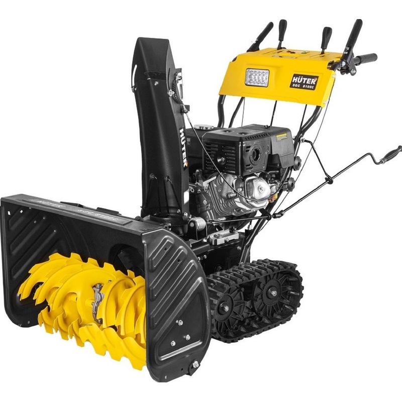 Изображение товара Снегоуборщик бензиновый Huter SGC 8100C с электростартером и гусеничным движением