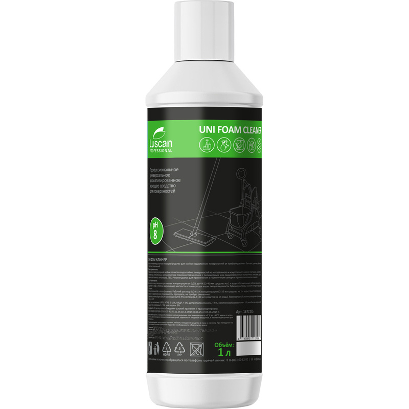 Изображение товара Универсальное моющее средство Luscan Professional UNI Foam Cleaner 1 л (концентрат)