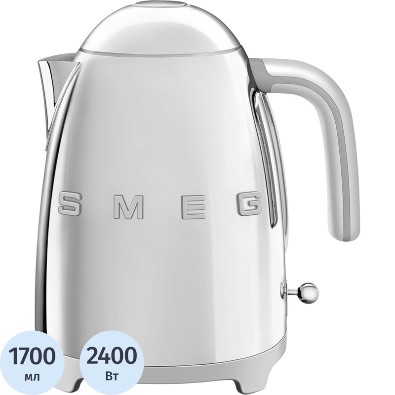 Изображение товара Электрический чайник Smeg KLF03SSEU серебристый