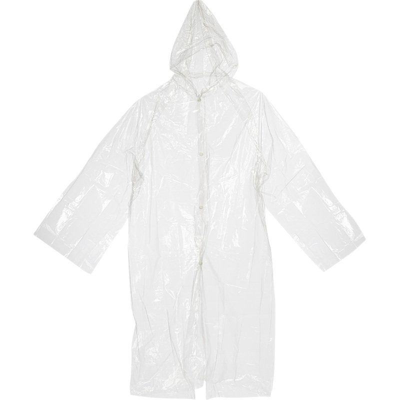 Изображение товара Дождевик Garden Show прозрачный на кнопках размер L для защиты от дождя
