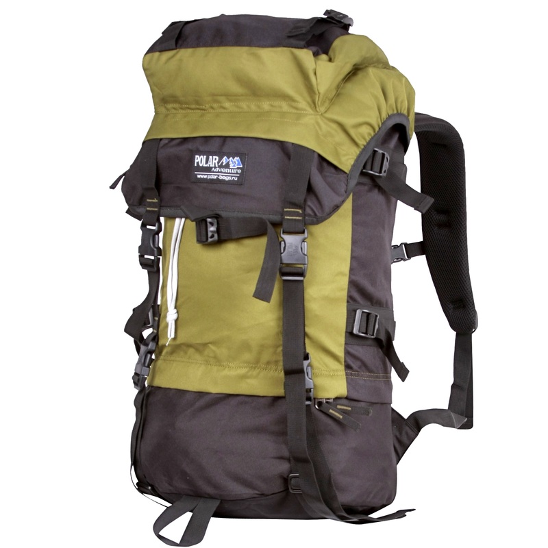 Изображение товара Рюкзак Polar обезчил 45 л хаки с множеством функций для туризма и походов