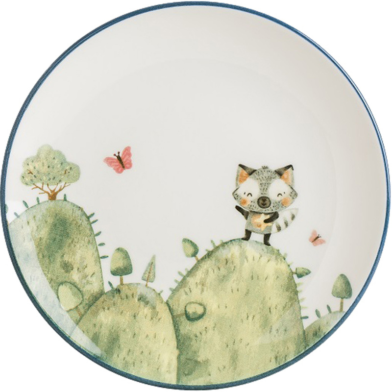 Изображение товара Универсальная фарфоровая тарелка Bonna Минимилс Гурмэ 21 см для десертов и закусок