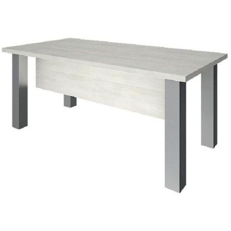 Изображение товара Стол руководителя Yalta прямой 1800х900 мм с снежной патиной