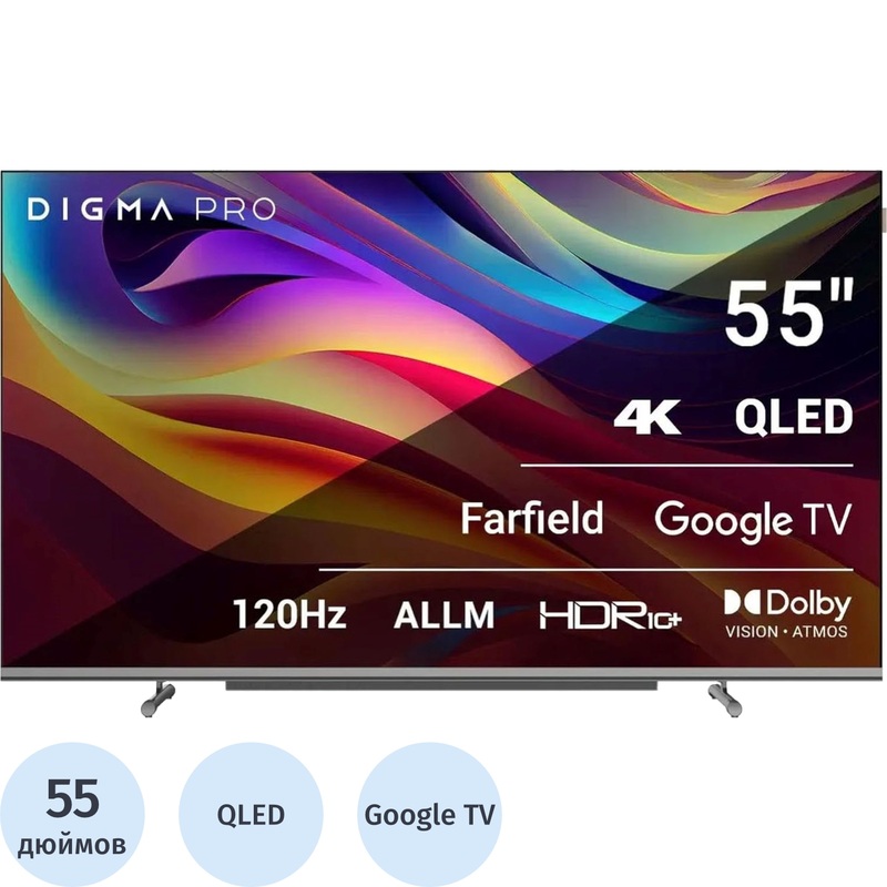 Изображение товара Телевизор 55" Digma Pro 55L Ultra HD 4K