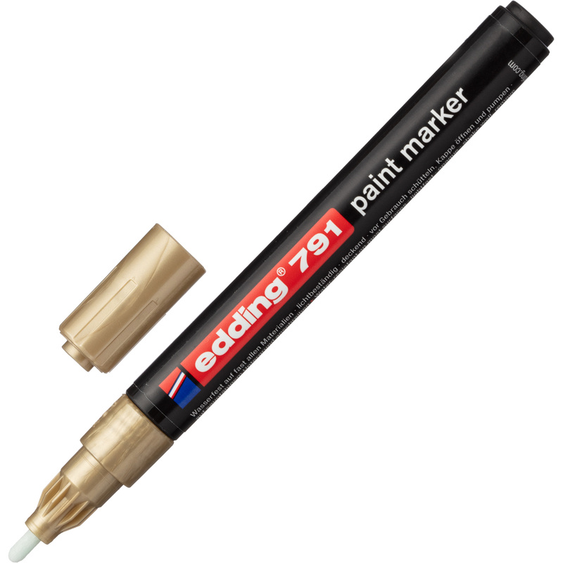 Изображение товара Промышленный лаковый маркер Edding E-791/53 золотистый 1-2 мм
