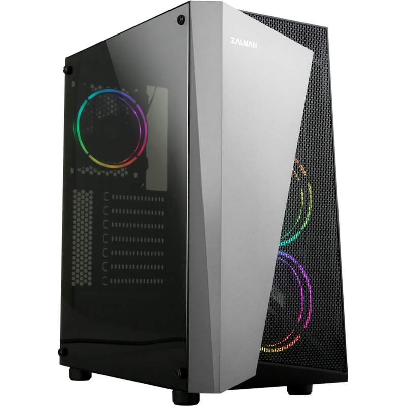 Изображение товара Корпус Zalman S4 Plus MidiTower с вентиляторами и стеклянной боковиной